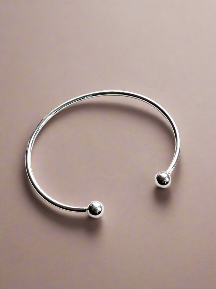 Sterling Silver Timeless Cuff Bangle
