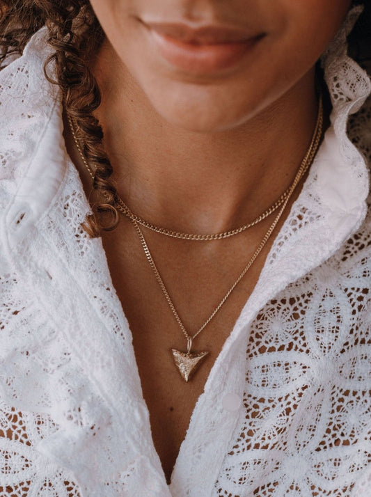 Gold Vermeil Take Aim Arrow Head Pendant Necklace