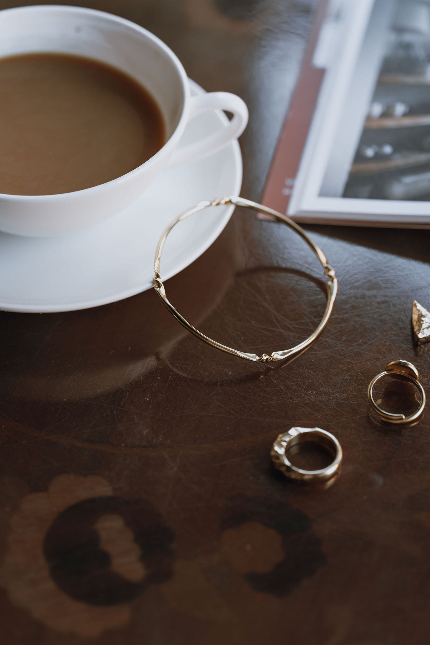 Gold Vermeil Twist Flow Bangle