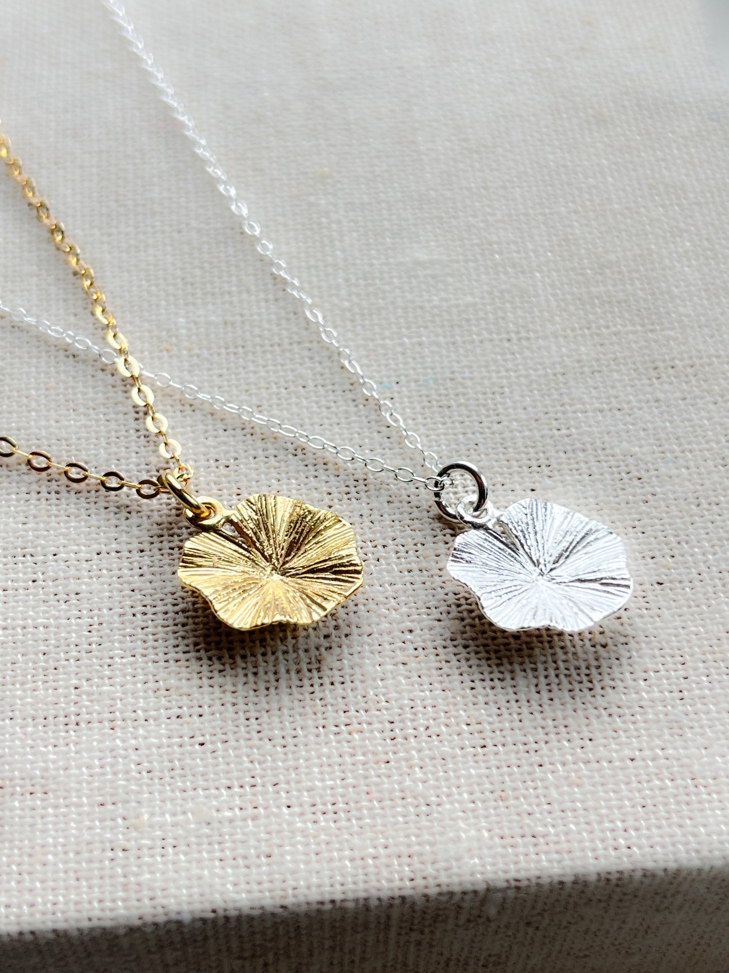 Sterling Silver Wildflower Necklace