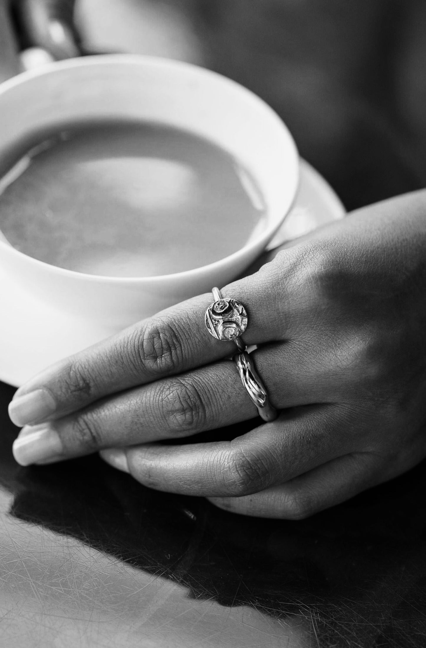 Sterling Silver Adjustable Warrior Coin Ring