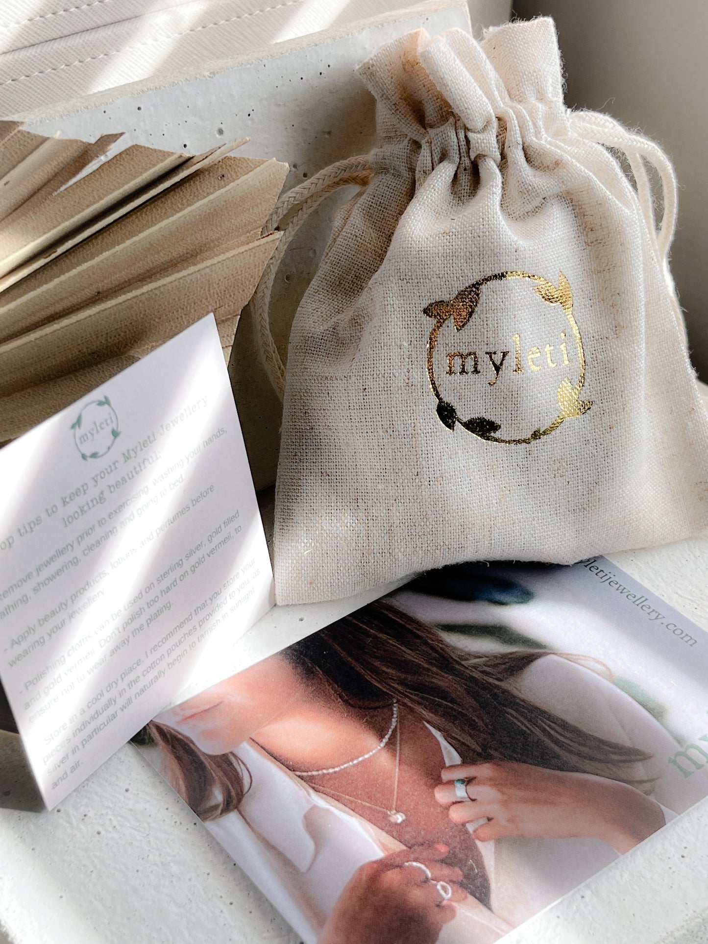 Sterling Silver and Gold Vermeil Love Links Necklace - Myleti Jewellery
