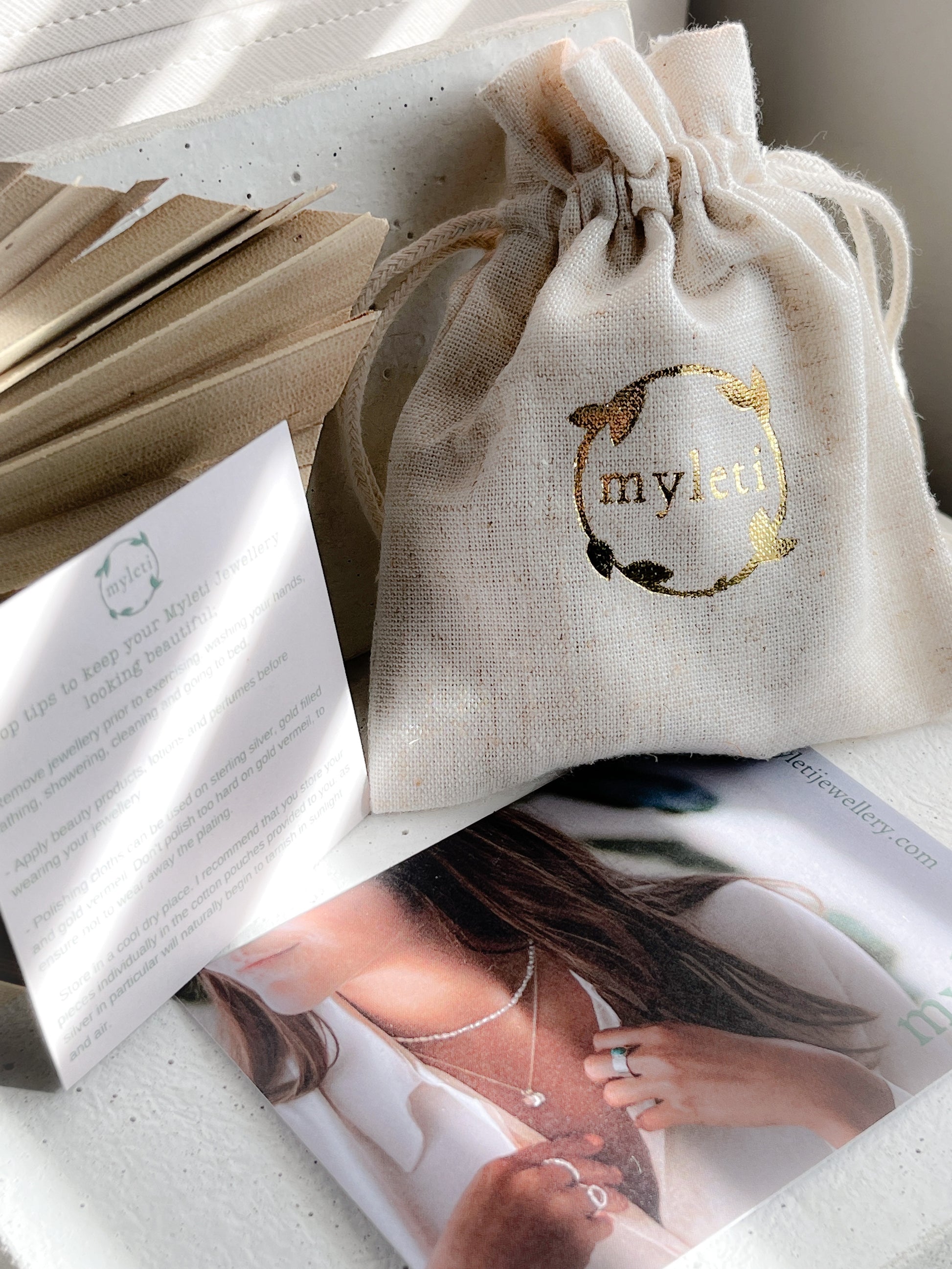 Sterling Silver and Gold Vermeil Love Links Necklace - Myleti Jewellery