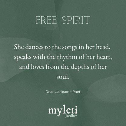 Gold Vermeil Free Spirit Molten Heart Necklace - Myleti Jewellery