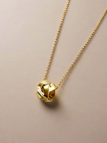 Gold Vermeil Spinner Calm Necklace - Myleti Jewellery