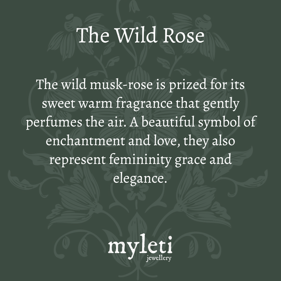 Sterling Silver Wild Rose Necklace - Myleti Jewellery