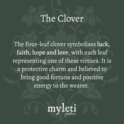 Sterling Silver Four Leaf Clover Mini Necklace - Myleti Jewellery