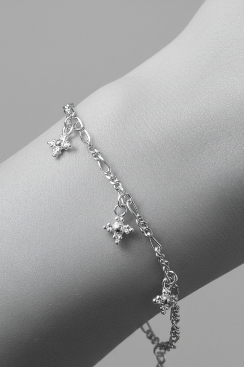 Sterling Silver Mini Charm Bracelet - Myleti Jewellery