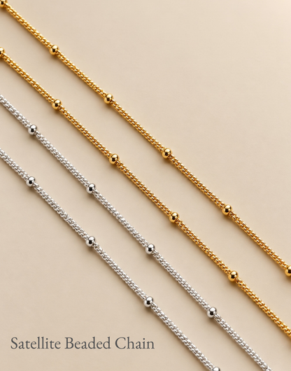 Silver & Gold Fine Chain Necklace