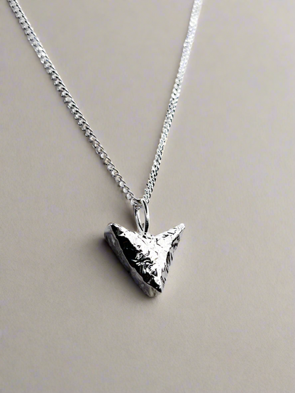 Sterling Silver Take Aim Arrow Head Pendant Necklace - Myleti Jewellery