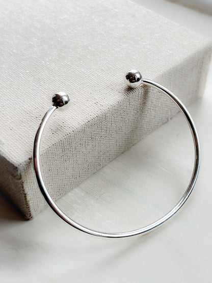 Sterling Silver Timeless Cuff Bangle - Myleti Jewellery