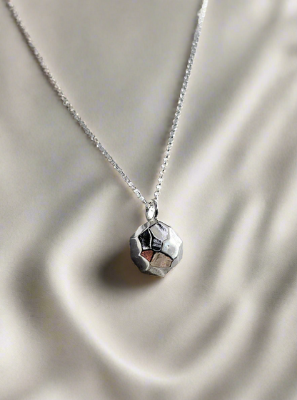 Sterling Silver Light Catcher Faceted Pendant Necklace - Myleti Jewellery