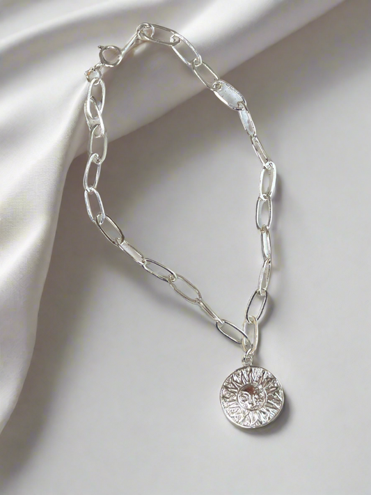 Sterling Silver Sun Energy Bracelet