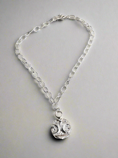 Sterling Silver Warrior Coin Bracelet - Myleti Jewellery