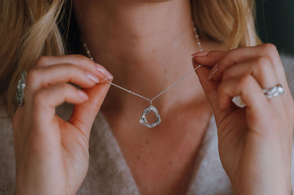 Sterling Silver Entwine Knot Necklace - Myleti Jewellery