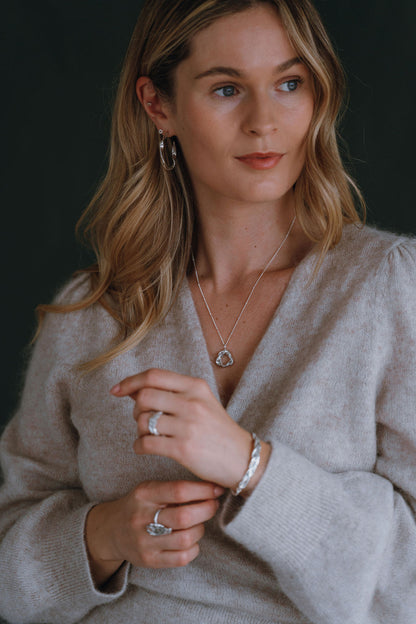 Sterling Silver Entwine Knot Necklace - Myleti Jewellery