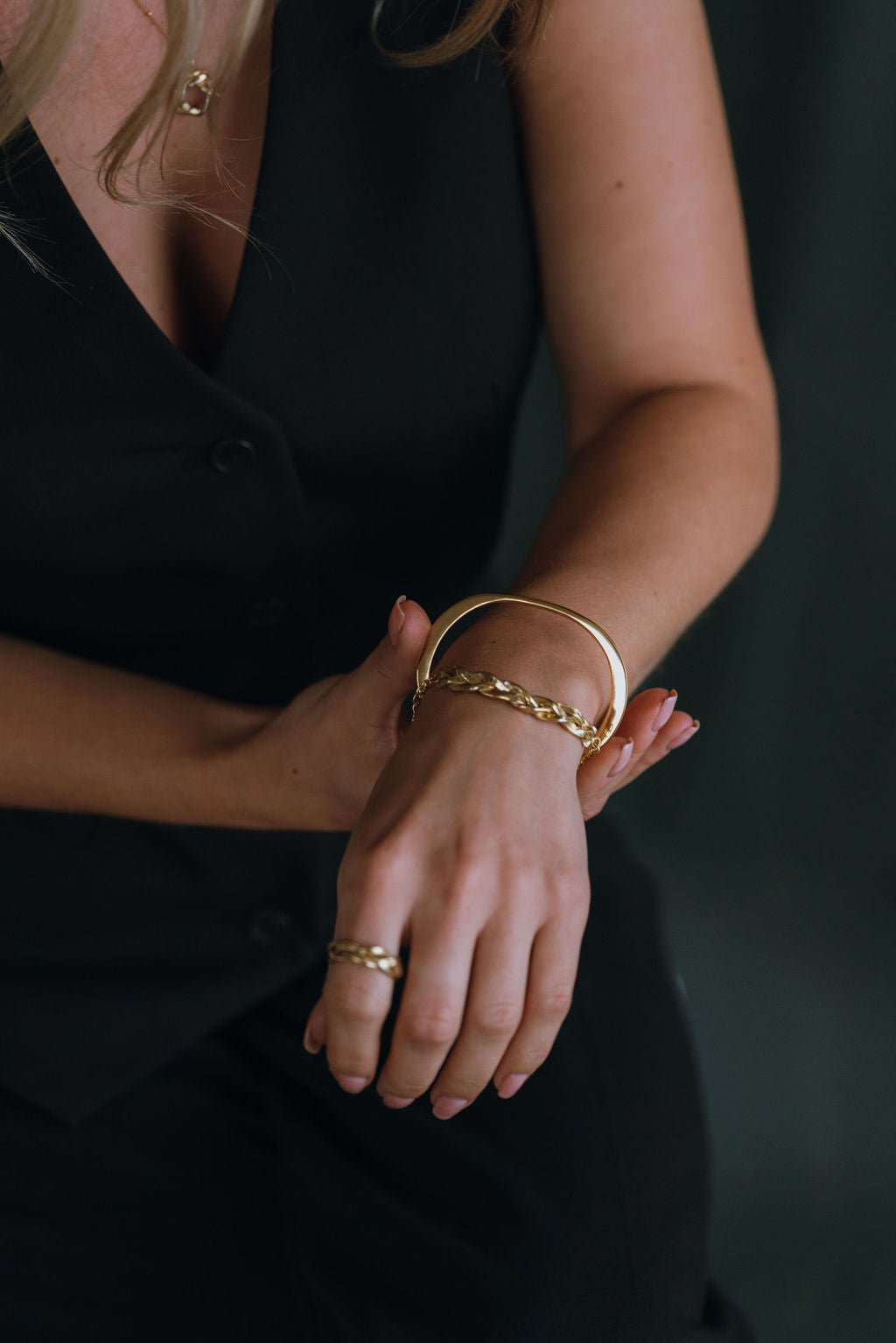 Gold Vermeil Classic Cuff Bangle