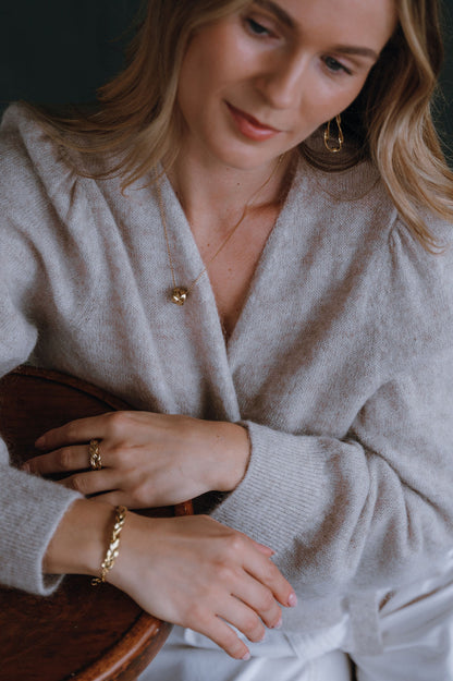 Gold Vermeil Entwine Plaited Bracelet - Myleti Jewellery