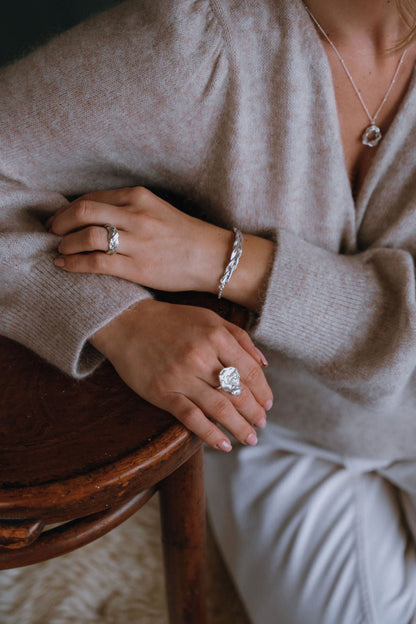 Sterling Silver Entwine Plaited Bracelet - Myleti Jewellery