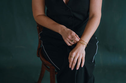 Gold Vermeil Entwine Plaited Bracelet - Myleti Jewellery