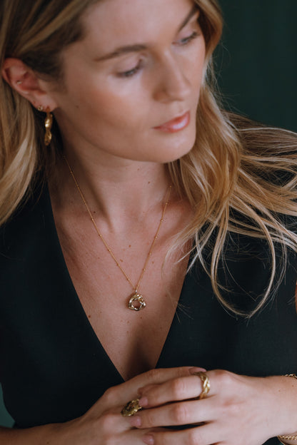 Gold Vermeil Entwine Knot Necklace - Myleti Jewellery