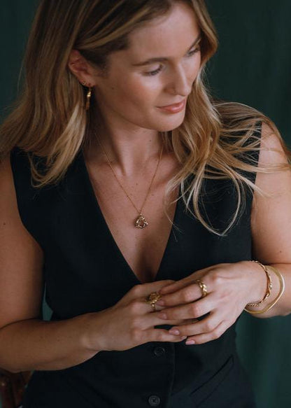 Gold Vermeil Entwine Knot Necklace - Myleti Jewellery