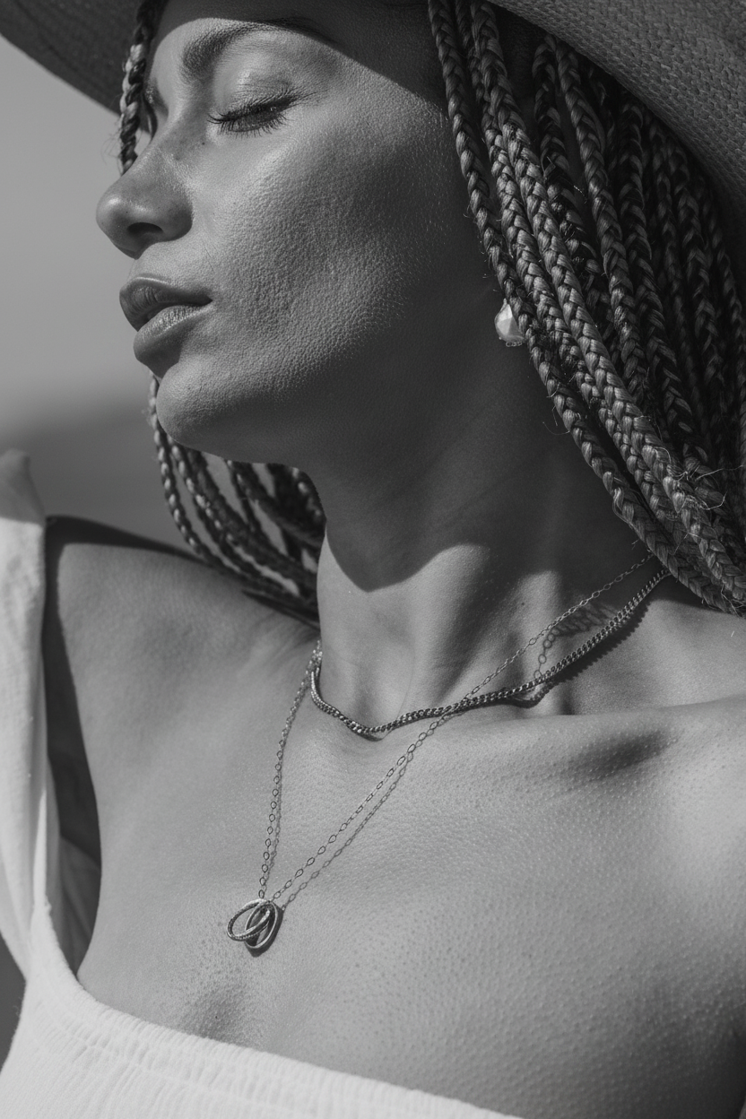 Sterling Silver Love Links Necklace - Myleti Jewellery