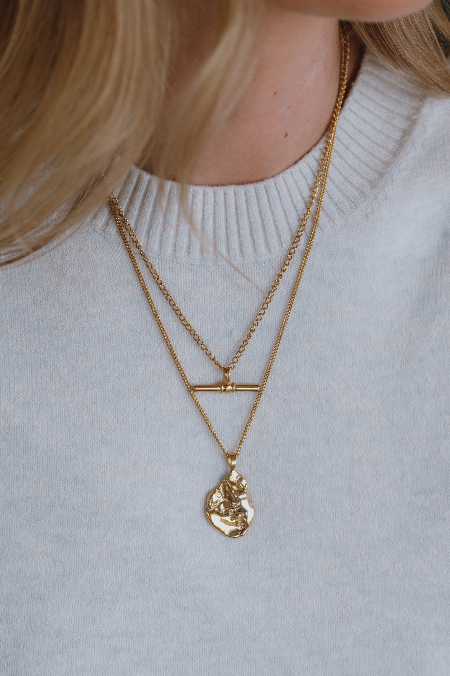 Gold Vermeil Molten Strength Necklace