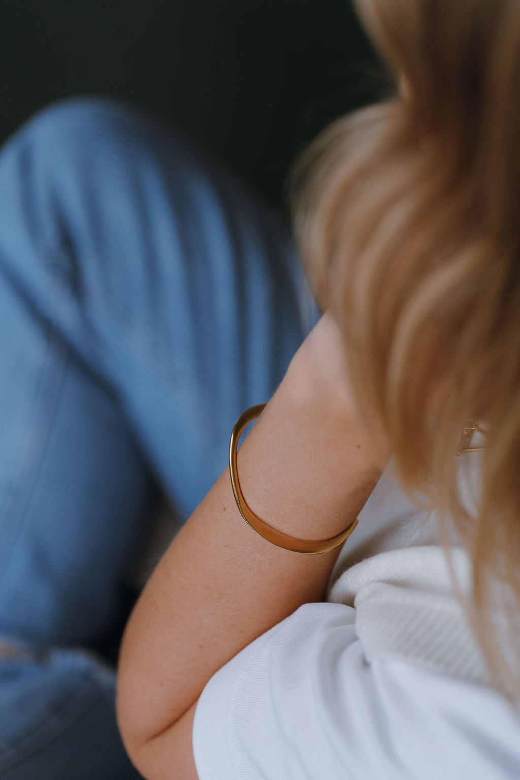 Gold Vermeil Classic Cuff Bangle