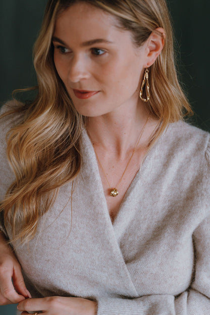 Gold Vermeil Spinner Calm Necklace - Myleti Jewellery