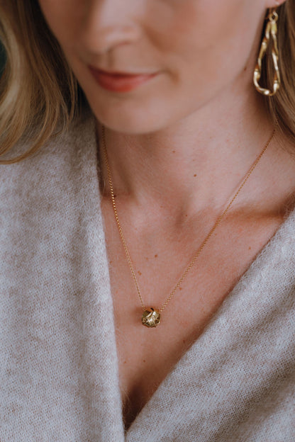 Gold Vermeil Spinner Calm Necklace - Myleti Jewellery