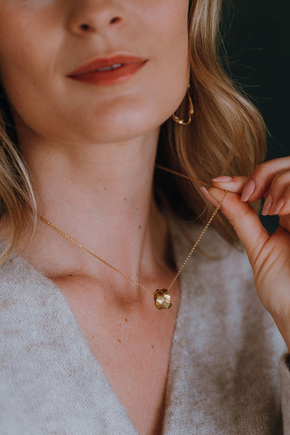 Gold Vermeil Spinner Calm Necklace - Myleti Jewellery
