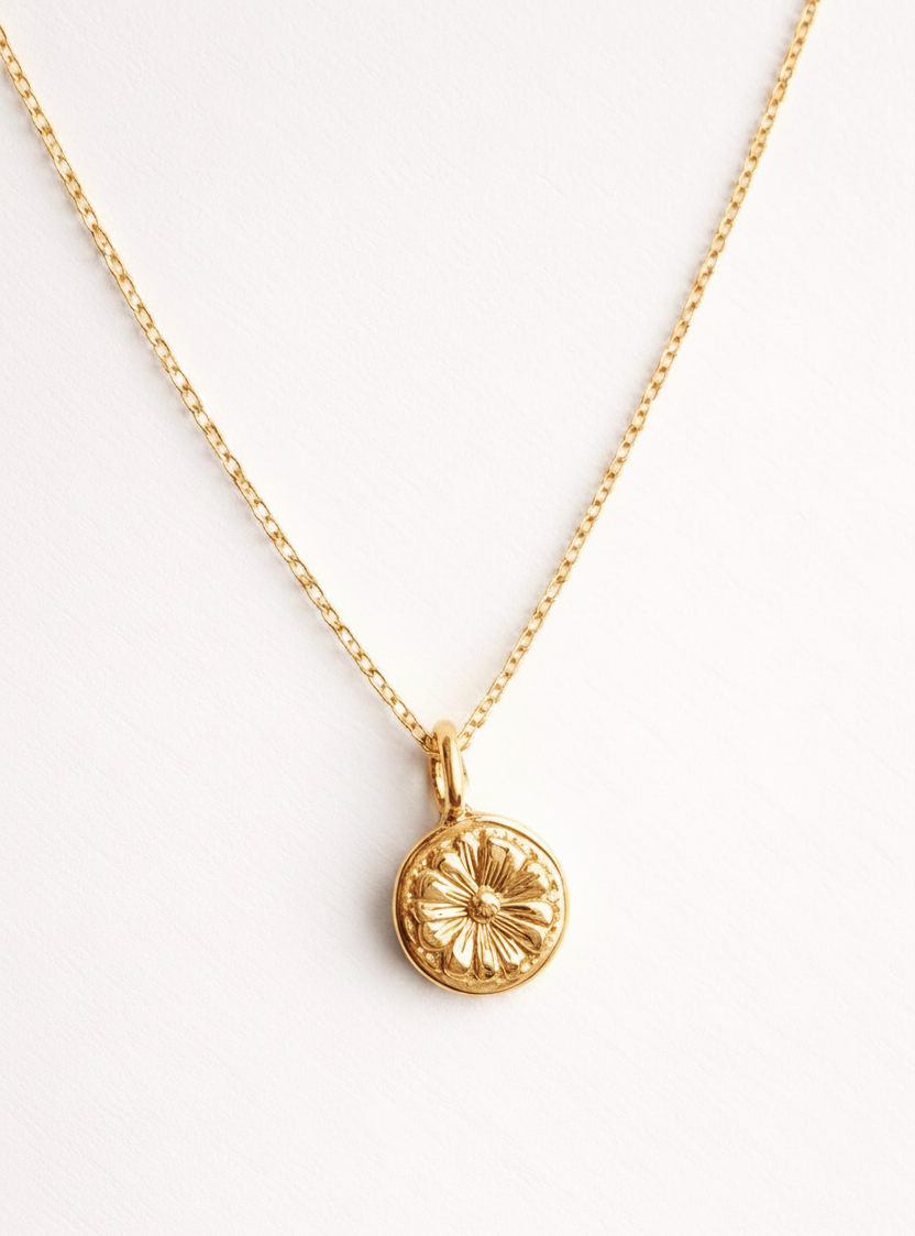 Gold Vermeil Resilience Daisy Necklace