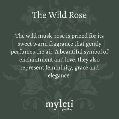 Sterling Silver Wild Rose Necklace - Myleti Jewellery