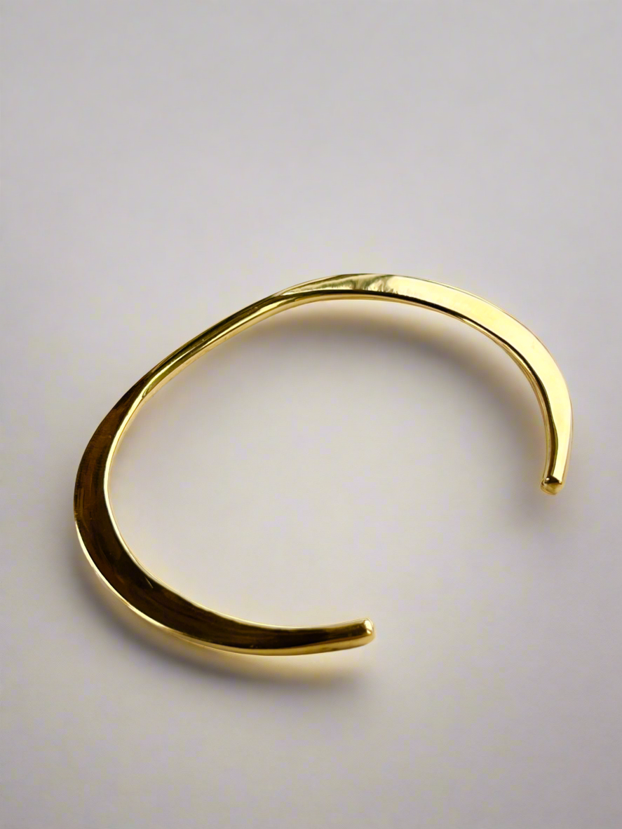 Gold Vermeil Classic Cuff Bangle