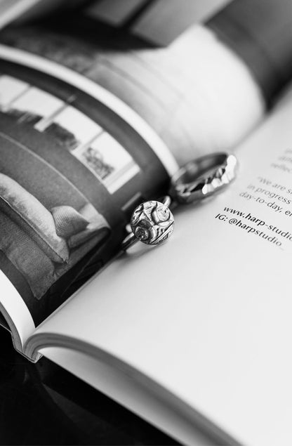 Sterling Silver Adjustable Warrior Coin Ring - Myleti Jewellery