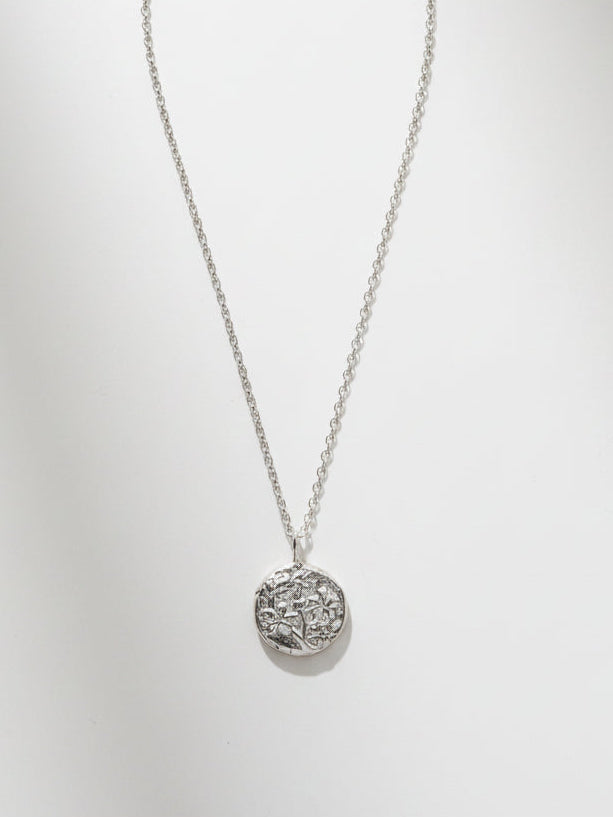 Sterling Silver Sakura Blossom Necklace