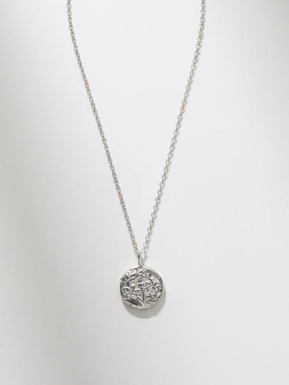 Sterling Silver Sakura Blossom Necklace