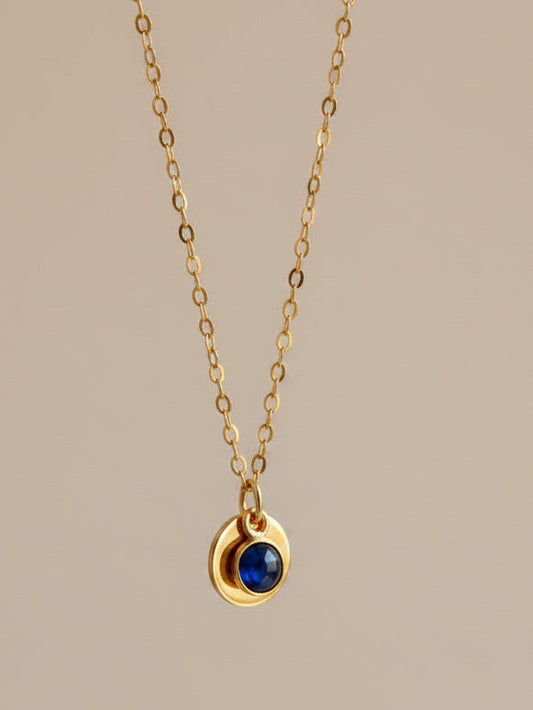 Gold Gemstone Necklace - Myleti Jewellery