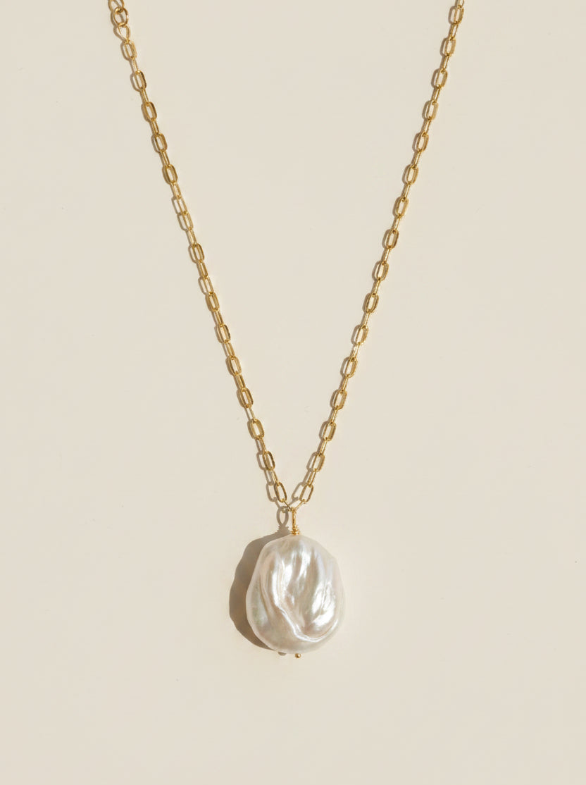 Baroque Pearl & Gold Necklace - Myleti Jewellery