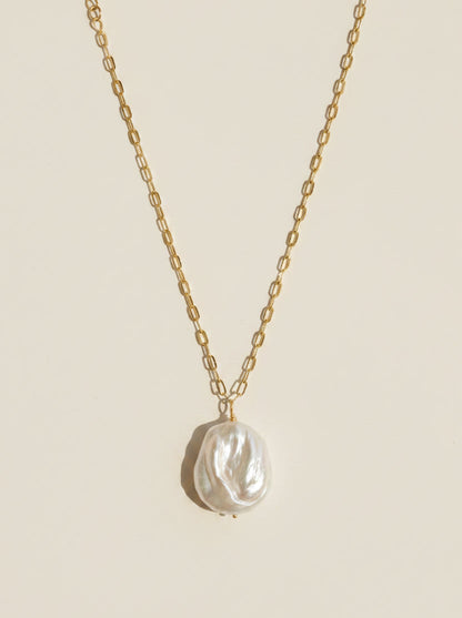 Baroque Pearl & Gold Necklace - Myleti Jewellery