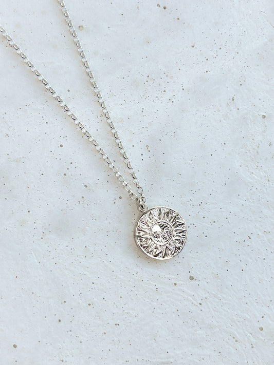 Sterling Silver Sun Energy Necklace