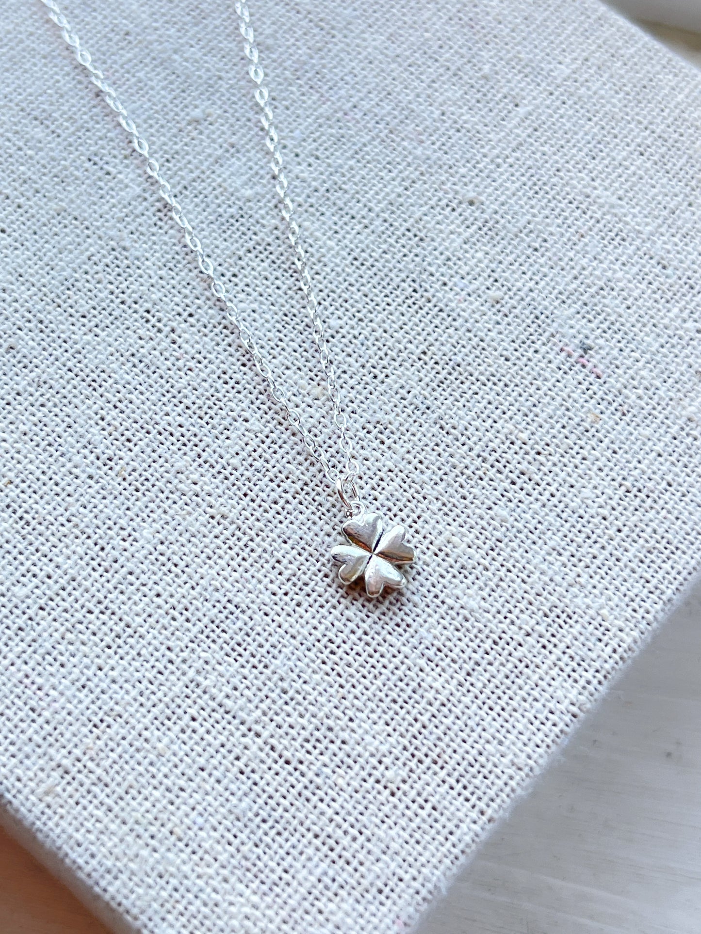 Four Leaf Clover Mini Sterling Silver Necklace - Myleti Jewellery