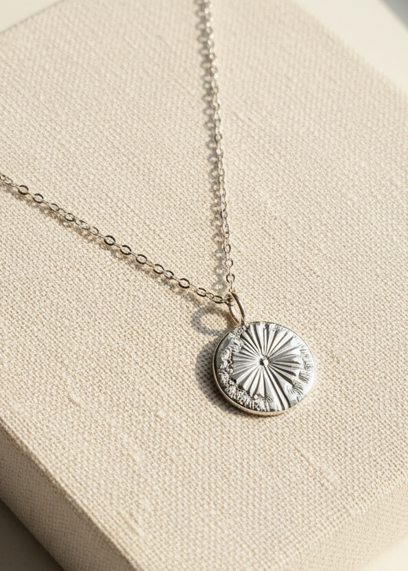 Sterling Silver Wish Pendant Necklace - Myleti Jewellery