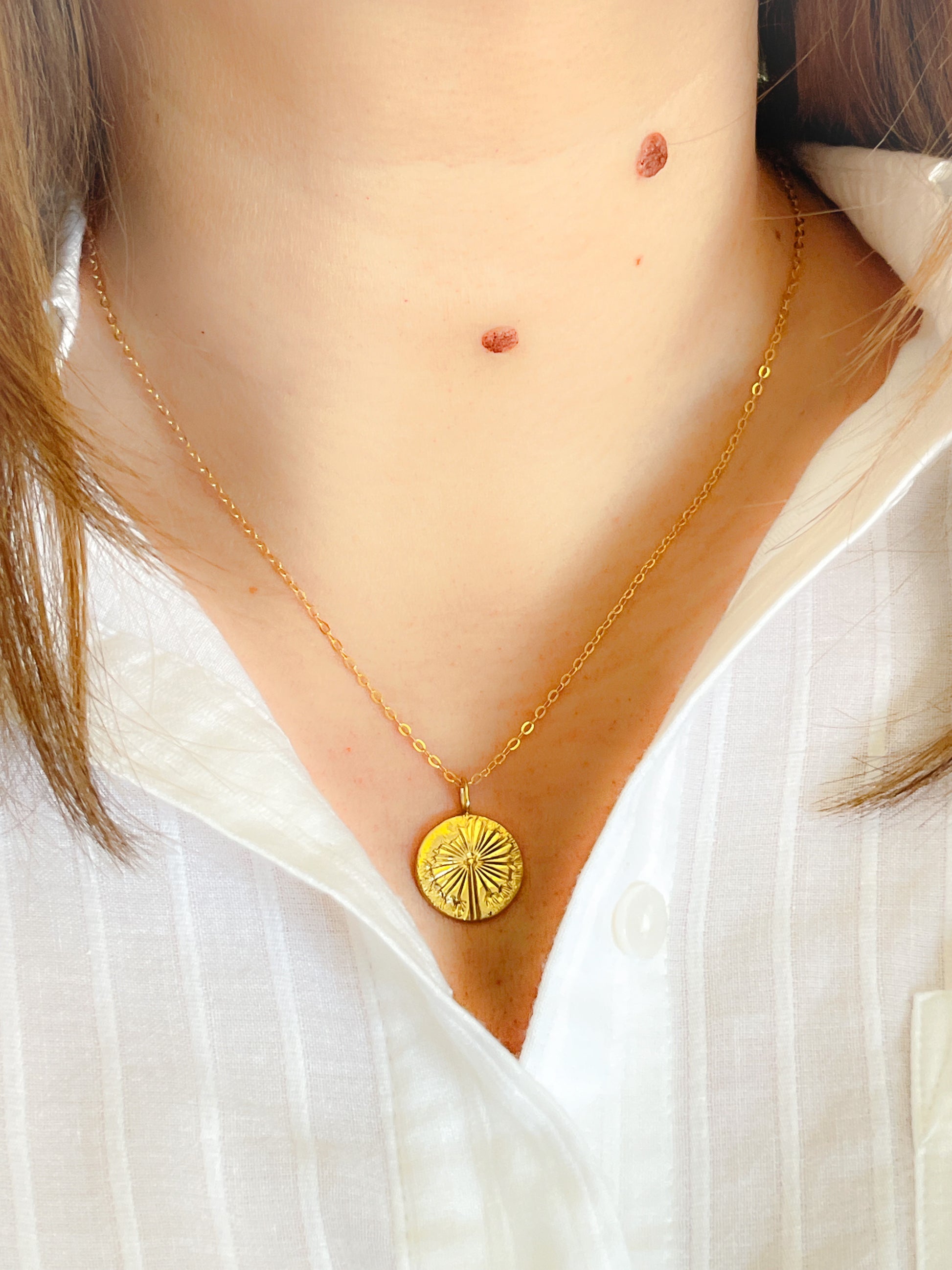 Gold Wish Pendant Necklace - Myleti Jewellery