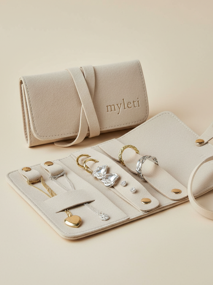 Myleti Jewellery Travel Roll Organiser