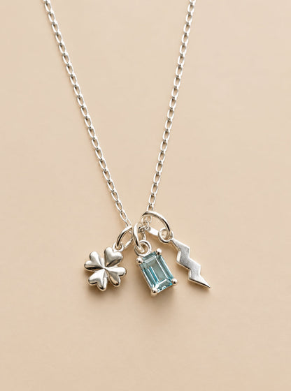 Silver & Gold Fine Chain Necklace
