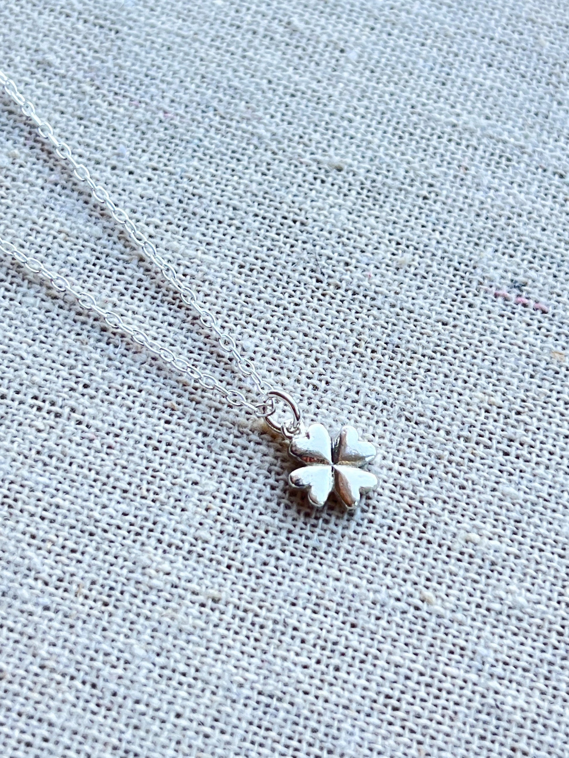 Four Leaf Clover Mini Sterling Silver Necklace - Myleti Jewellery