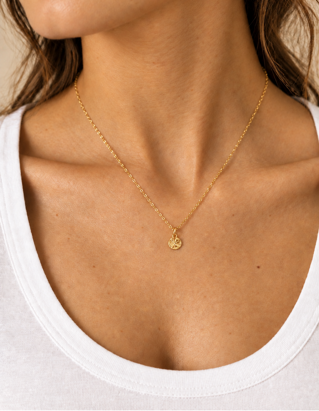 Sterling Silver & Gold Vermeil Mini Wildflower Charm