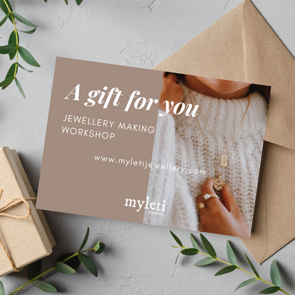 Jewellery Making Workshop E-Gift Card - Myleti Jewellery